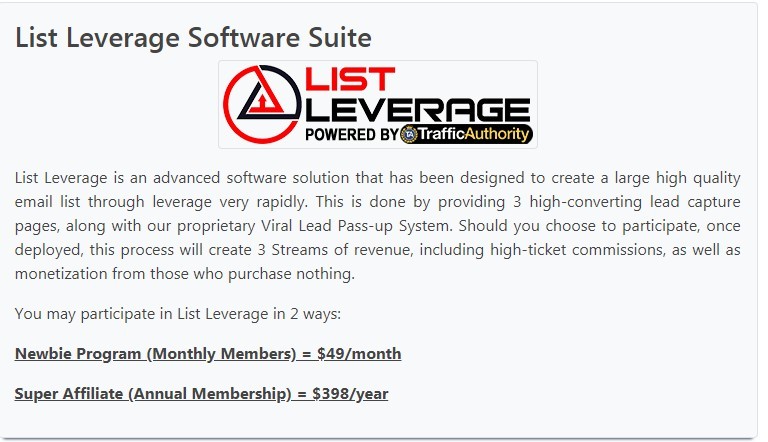 List Leverage Review