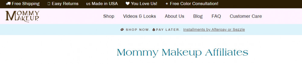 Affiliate Programs For Beauty Products- Mommy Makeup