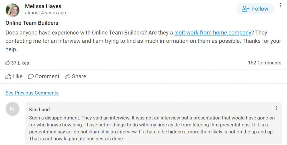 Online Team Builders Review - Reviews